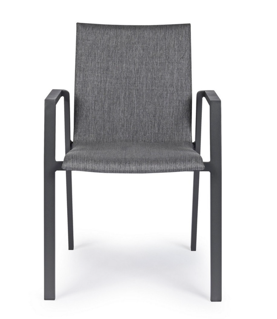 Chaise en Aluminium - Kubik (anthracite)