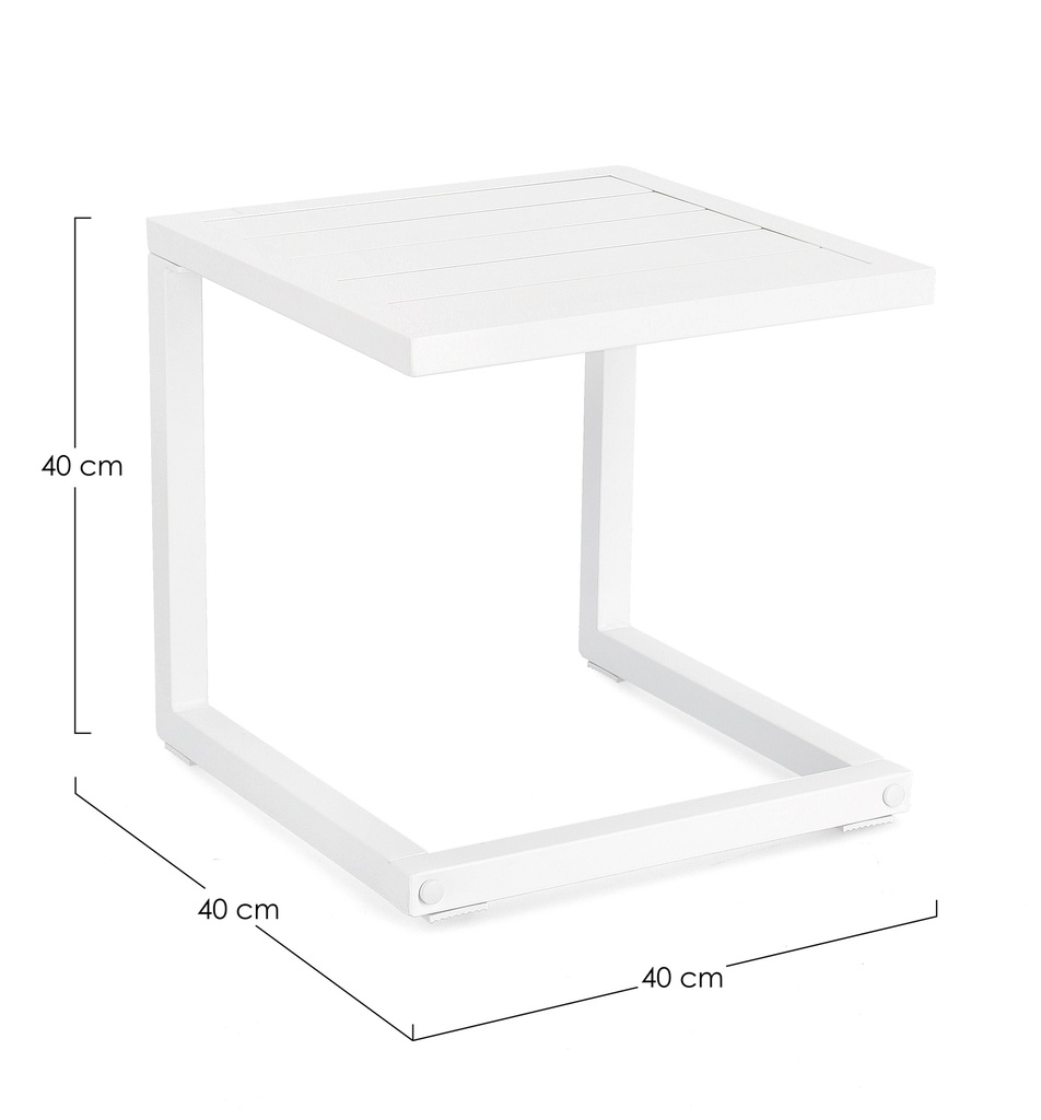 Table Basse en Aluminum - Hilde