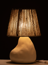 Lampe en Jute & Pierre