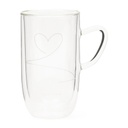 Tasse en Verre - Coeur (grand)