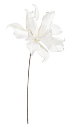 Fleur synthétique - jacinthe d'eau (blanche)